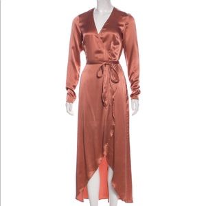 Reformation silk high low dress. Size xs